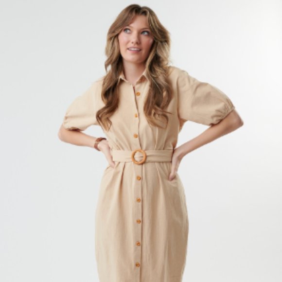 SWEET SALT Dresses & Skirts - Button Down Belt Dress Women's XS